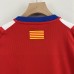 23/24 kids Halona home White Red Kids Jersey Kit short Sleeve (Shirt + Short)-7513395