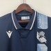 23/24 Real Sociedad Away Navy Blue Jersey Kit short sleeve-3664435