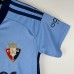 23/24 Kids Osasuna Away Blue Kids Jersey Kit short Sleeve (Shirt + Short)-7160726