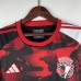 23/24 Burgos away Black Red Jersey Kit short sleeve-3584573