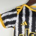 23/24 baby Juventus home Black White Baby Jersey Kit short sleeve-7016568