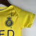 23/24 baby Al-Nassr FC Riyadh Victory home Yellow Baby Jersey Kit short sleeve-2515736