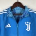 23/24 Windbreaker Juventus Trench Coat Reversible Blue Windbreaker Long Sleeve-6742498
