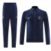 23/24 Paris Saint-Germain PSG Navy Blue Edition Classic Jacket Training Suit (Top+Pant)-9993363