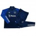 23/24 Kids Manchester United M-U Nvay Blue Kids Edition Classic Jacket Training Suit (Top+Pant)-292228