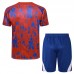 23/24 Atletico Atlético Mineiro Red Blue Training jersey Kit short sleeve (Shirt + Short)-2268959