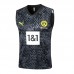 23/24 Borussia Dortmund Black Training jersey Kit Sleeveless vest (vest + Short)-1839522