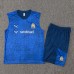 23/24 Marseille Blue Training jersey Kit Sleeveless vest (vest + Short)-4466886