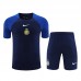 23/24 Al-Nassr FC Riyadh Victory Blue Training jersey Kit short sleeve (Shirt + Short)-1088356