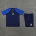 23/24 Al-Nassr FC Riyadh Victory Blue Training jersey Kit short sleeve (Shirt + Short)-1088356