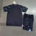 23/24 Kids Manchester City Secod Away Black Kids Jersey Kit short Sleeve (Shirt + Short)-246278