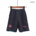 23/24 Kids Manchester City Second Away Black Kids Jersey Kit short Sleeve (Shirt + Short + Socks)-7748379