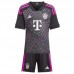 23/24 Kids Bayern Munich City Away Black Kids Jersey Kit short Sleeve (Shirt + Short + Socks)-1352535