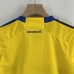 23/24 kids Boca Juniors Away Yellow Kids Jersey Kit short Sleeve (Shirt + Short)-9104238