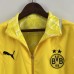 23/24 Windbreaker Borussia Dortmund Trench Coat Reversible Yellow Windbreaker Long Sleeve-2349527
