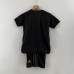 23/24 Kids Real Madrid Second Away Black Kids Jersey Kit short Sleeve (Shirt + Short)-1943459