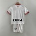 23/24 Kids Athletic Bilbao Second Away White Kids Jersey Kit short Sleeve (Shirt + Short)-4085453