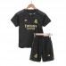 23/24 Kids Real Madrid Second Away Black Kids Jersey Kit short Sleeve (Shirt + Short + Socks)-5369983