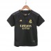 23/24 Kids Real Madrid Second Away Black Kids Jersey Kit short Sleeve (Shirt + Short + Socks)-5369983