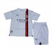 23/24 Kids AC Milan Away White Kids Jersey Kit short Sleeve (Shirt + Short)-9556448