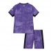 23/24 Kids Liverpool Second Away Purple Kids Jersey Kit short Sleeve (Shirt + Short + Socks)-7190959