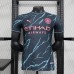 23/24 Manchester City Second Away Black jersey Kit short sleeve (Shirt + Short + Socks) (player version)-1143349