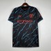 23/24 Manchester City Second Away Black jersey Kit short sleeve (Shirt + Short)-4925161