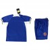 23/24 Kids Chelsea Home Blue Kids jersey Kit short sleeve (Shirt + Short + Socks)-2258968