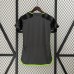 23/24 Women Internacional Third Away Black Gray Jersey version Kit short sleeve-4613002
