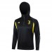 23/24 Juventus Hooded Black Edition Classic Jacket Training Suit (Top+Pant)-4644817