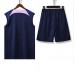 23/24 Tottenham Hotspur Navy Blue Training jersey Kit Sleeveless vest (vest + Short)-3744291