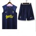 23/24 Tottenham Hotspur Navy Blue Training jersey Kit Sleeveless vest (vest + Short)-3744291
