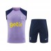 23/24 Tottenham Hotspur Purple Training jersey Kit Sleeveless vest (vest + Short)-549074