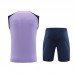 23/24 Tottenham Hotspur Purple Training jersey Kit Sleeveless vest (vest + Short)-549074