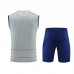 23/24 Barcelona Gray Training jersey Kit Sleeveless vest (vest + Short)-7030994