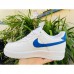 AIR FORCE 1‘07 AF1 Running Shoes-White/Blue-5569430