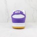 SB Dunk Low Running Shoes-Purple/White-5079989