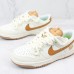 SB Dunk Low Running Shoes-White/Brown-4605630