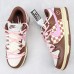 SB Dunk Low Running Shoes-Brown/White-1066887