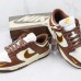 SB Dunk Low Running Shoes-Brown/White-8140658
