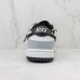 SB Dunk Low Running Shoes-White/Black-5522643
