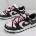 SB Dunk Low Women Running Shoes-Black/Pink-4562010