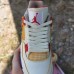 Air Jordan 4 AJ4 High Running Shoes-White/Red-2771126