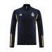 23/24 Real Madrid Black Edition Classic Jacket Training Suit (Top+Pant)-4365908