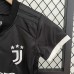 23/24 kids Juventus third away Black Kids jersey Kit short sleeve (Shirt + Short)-2806933