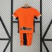 23/24 Kids Inter Milan third away Orange Kids jersey Kit short sleeve (Shirt + Short)-6334622