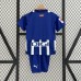23/24 Kids Alaves Home Blue Kids jersey Kit short sleeve (Shirt + Short)-9663250
