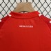 23/24 Kids Sporting Gijon Home Red White Kids jersey Kit short sleeve (Shirt + Short)-7547720