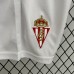23/24 Kids Sporting Gijon Home Red White Kids jersey Kit short sleeve (Shirt + Short)-7547720