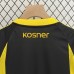 23/24 Kids Zaragoza Away Black Yellow Kids jersey Kit short sleeve (Shirt + Short)-7578202
